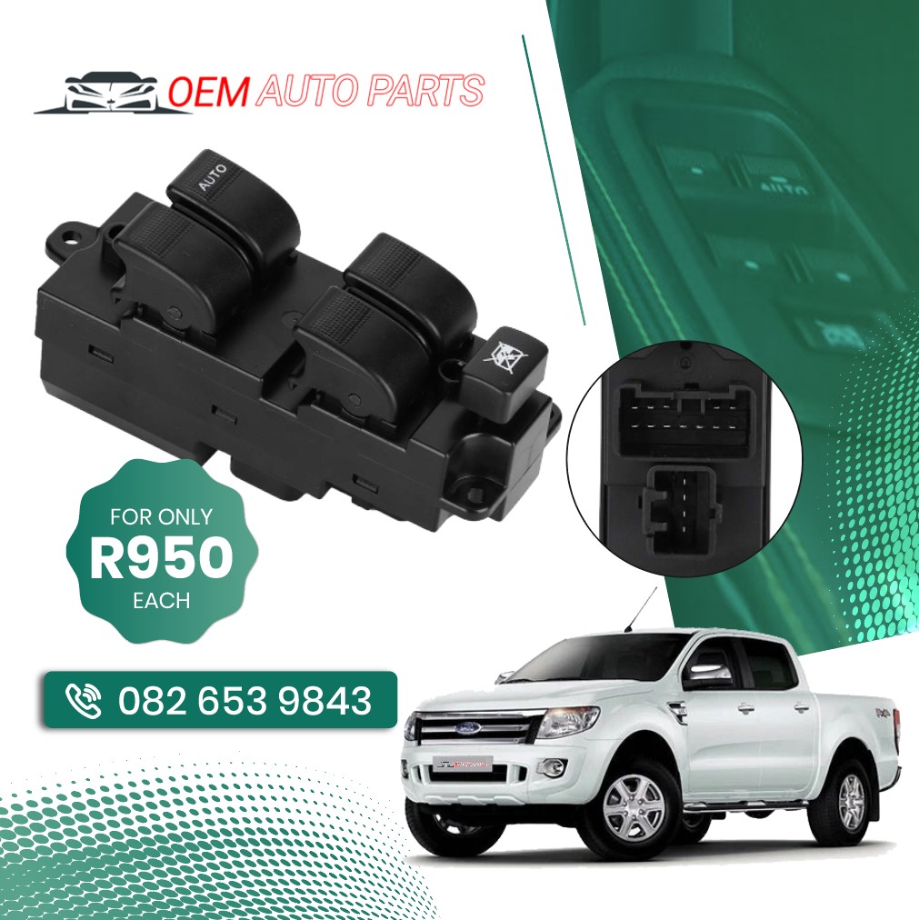 Ford Ranger T6 2012-2016 Electric Power Window Master Control Switch (Right) - Private Seller