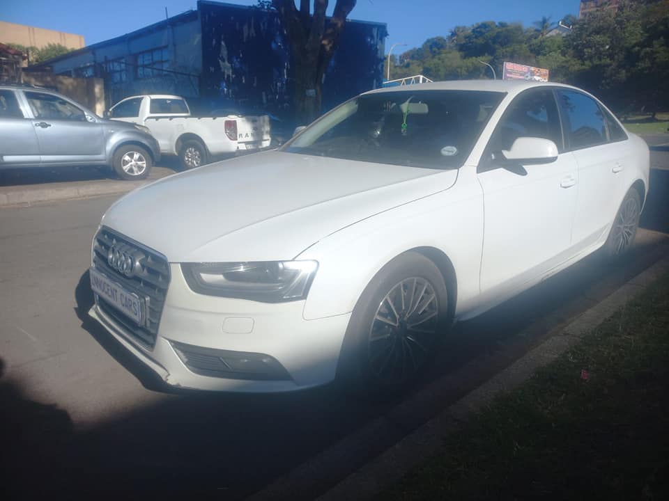 2013 AUDI A4 SEDAN 1.8 PETROL, AUTOMATIC, WHITE COLOR, MILEAGE 196,000KMS