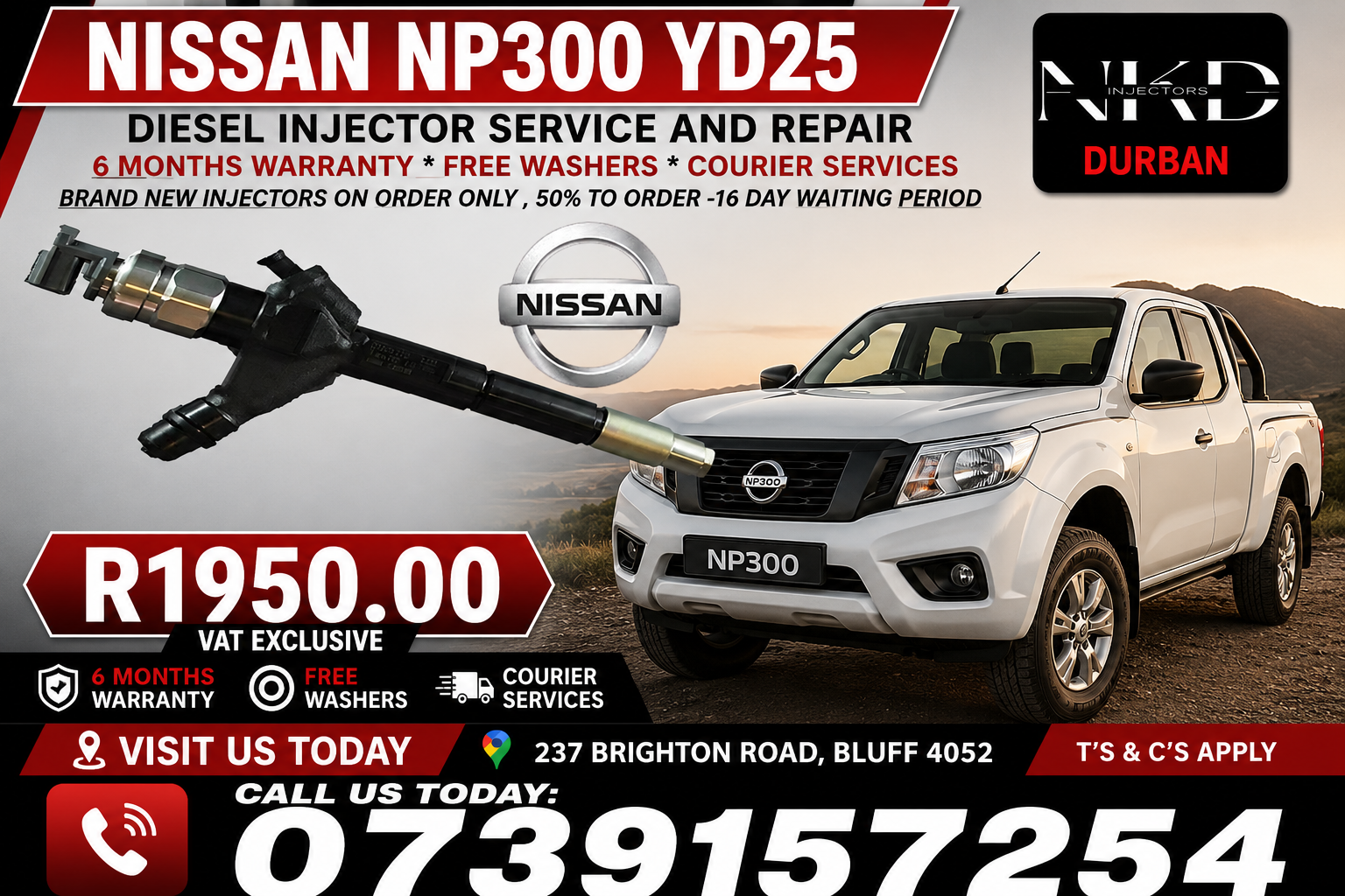 Nissan_NP300_Diesel_Fuel_Injectors_To_Repair - Private Seller Nissan_NP300_Diesel_Fuel_Injectors_To_Repair - Private Seller