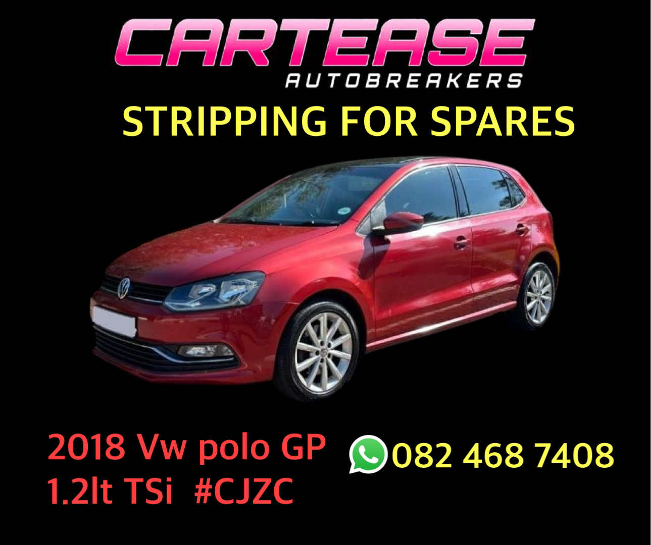 2018 Vw Polo GP 1.2 TSI #CJZC STRIPPING FOR SPARES - Private Seller 2018 Vw Polo GP 1.2 TSI #CJZC STRIPPING FOR SPARES - Private Seller