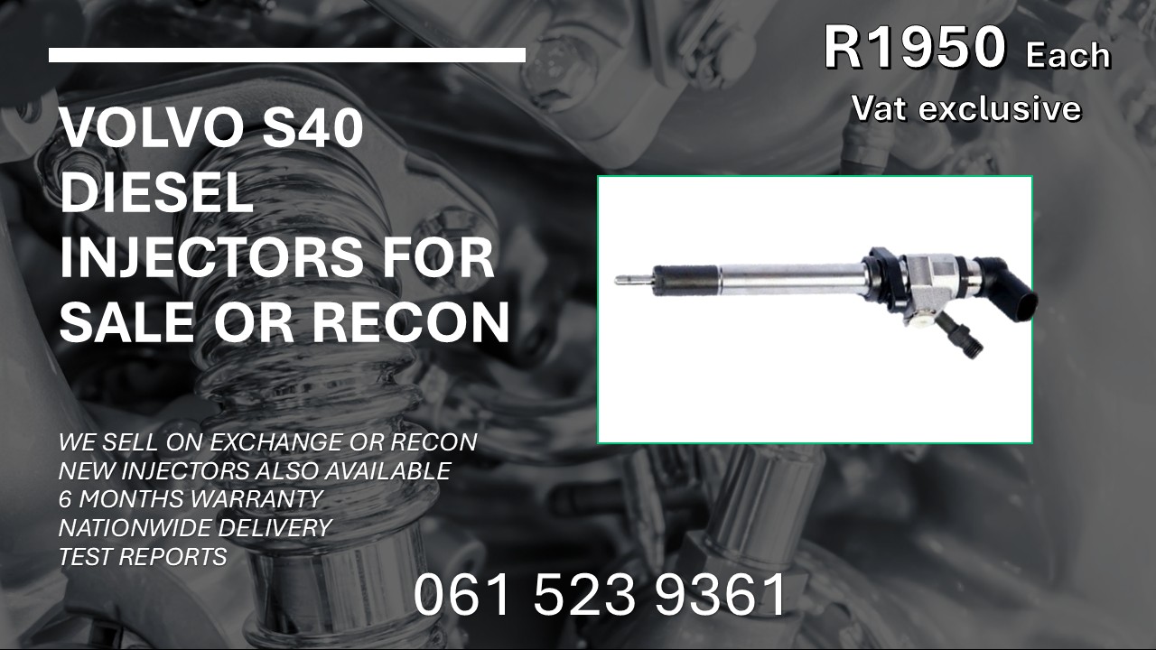 VOLVO S40 DIESEL INJECTORS FOR SALE WITH TEST REPORTS - Private Seller VOLVO S40 DIESEL INJECTORS FOR SALE WITH TEST REPORTS - Private Seller
