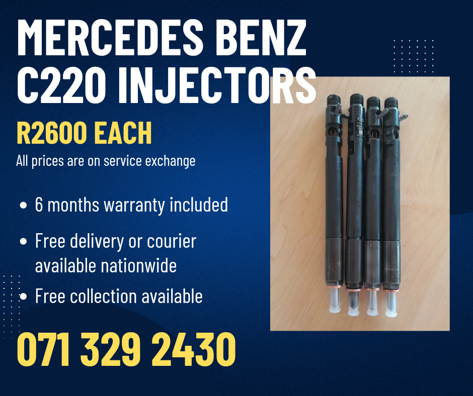 MERCEDES BENZ C220 DIESEL INJECTORS FOR SALE WITH WARRANTY - Private Seller MERCEDES BENZ C220 DIESEL INJECTORS FOR SALE WITH WARRANTY - Private Seller