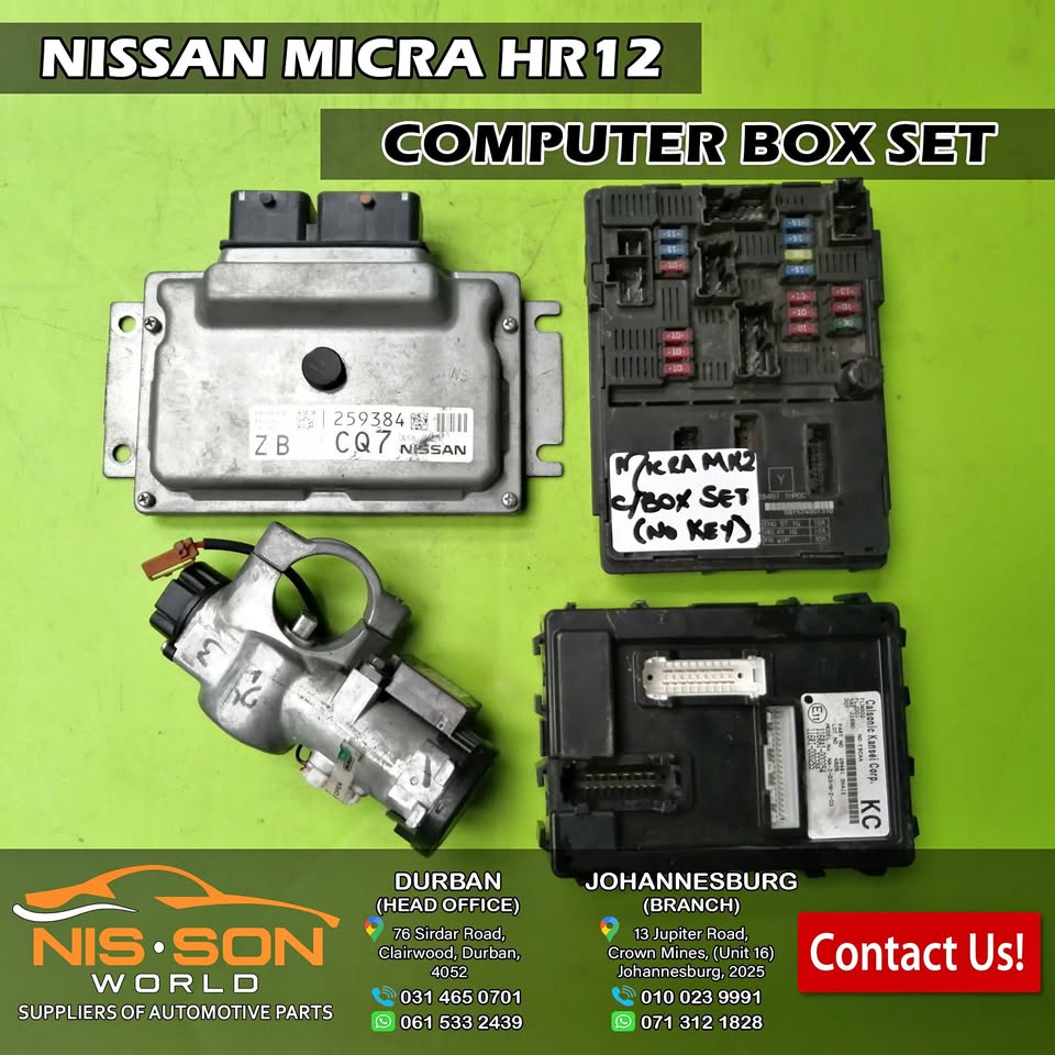 NISSAN MICRA HR12 COMPUTER BOX SET - Private Seller NISSAN MICRA HR12 COMPUTER BOX SET - Private Seller