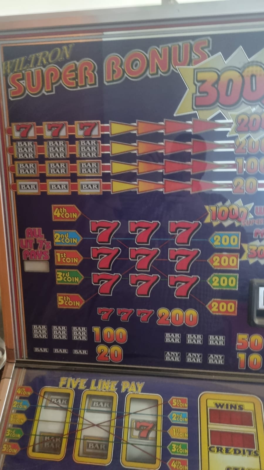 Unrestored Slot Machine -