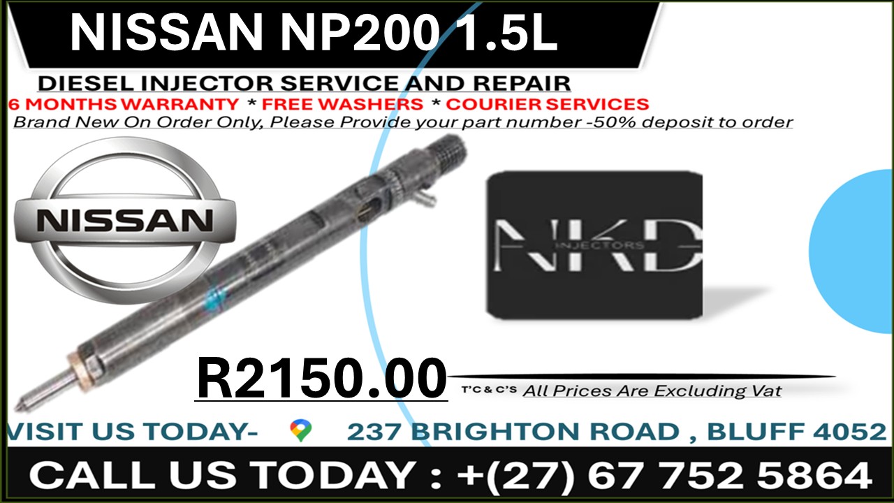 Nissan Np200 1.5L Diesel Injectors on Recondition - Private Seller Nissan Np200 1.5L Diesel Injectors on Recondition - Private Seller