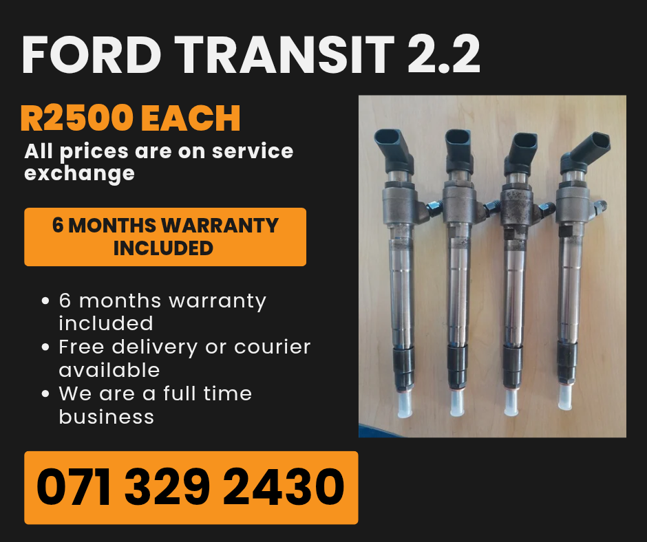 FORD TRANSIT 2.2 INJECTORS FOR SALE WITH WARRANTY INCLUDED - Private Seller FORD TRANSIT 2.2 INJECTORS FOR SALE WITH WARRANTY INCLUDED - Private Seller