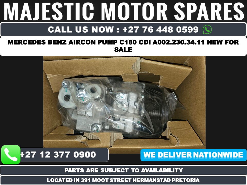 Mercedes Benz CDI A002.230.34.11 C180 aircon pump new for sale Mercedes Benz CDI A002.230.34.11 C180 aircon pump new for sale