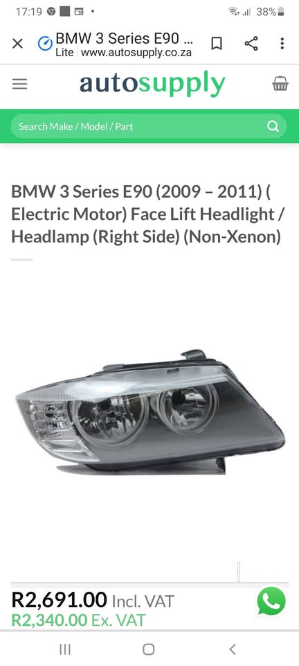 Bmw headlamps available - Private Seller Bmw headlamps available - Private Seller