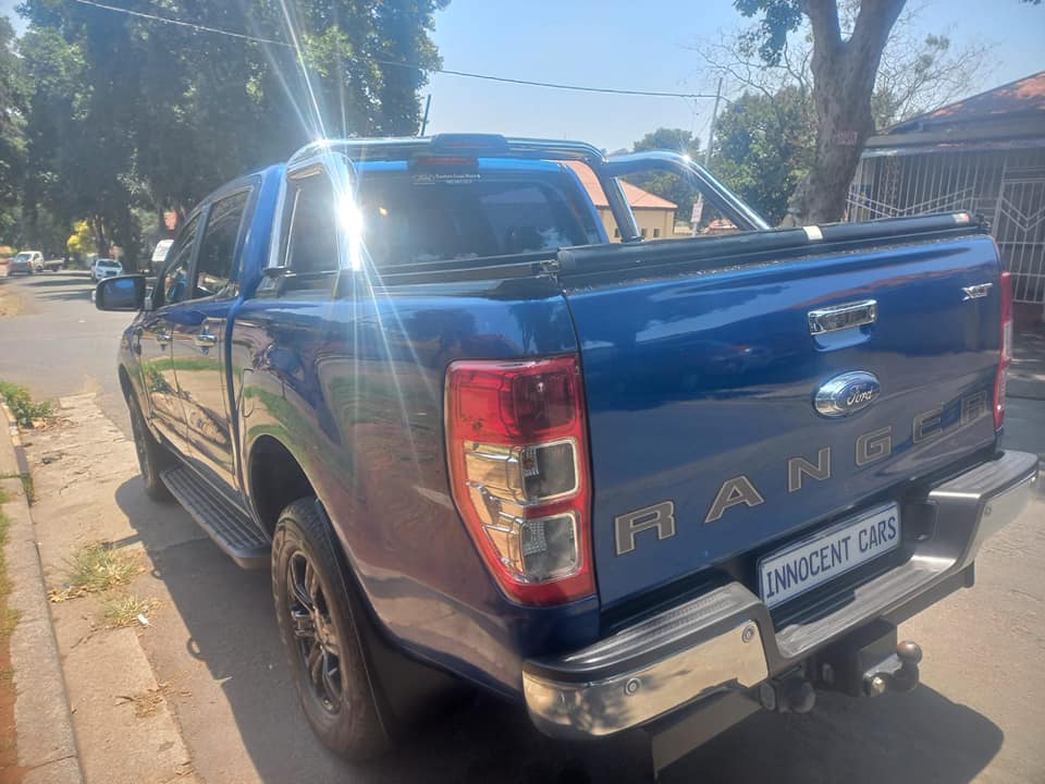 2021 FORD RANGER D-CAB 2.2 XLT DIESEL, AUTOMATIC, BLUE COLOR, MILEAGEFSH