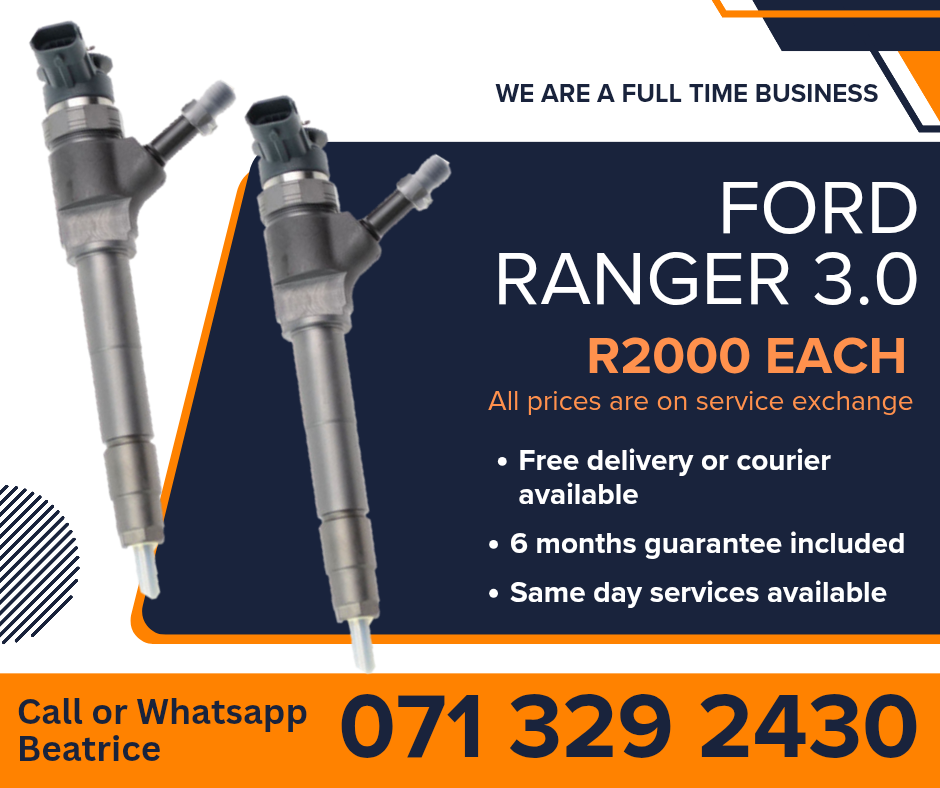 FORD RANGER 3.0 DIESEL INJECTORS FOR SALE WITH WARRANTY - Private Seller FORD RANGER 3.0 DIESEL INJECTORS FOR SALE WITH WARRANTY - Private Seller