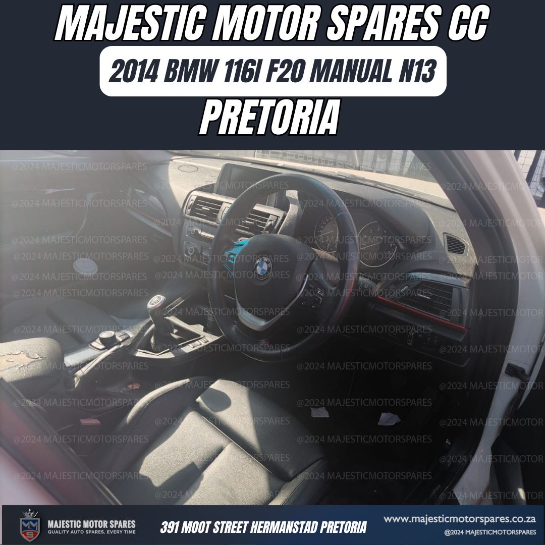 2014 BMW 116i F20 Stripping for Spares