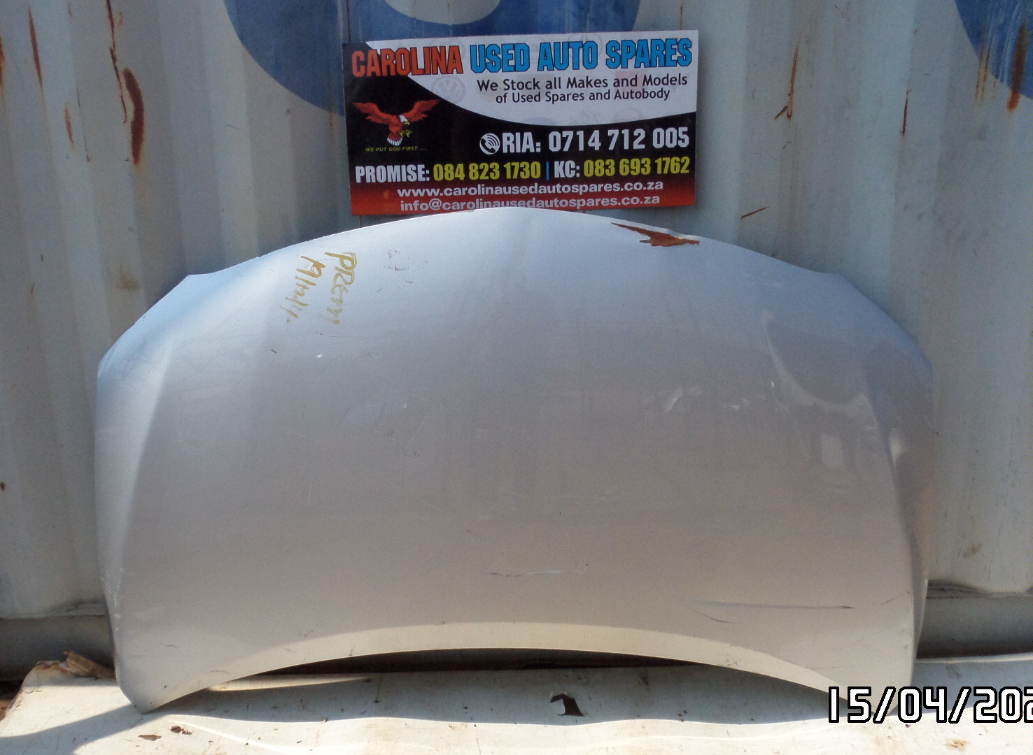 Toyota Corolla Professional/Quest bonnet - Private Seller Toyota Corolla Professional/Quest bonnet - Private Seller