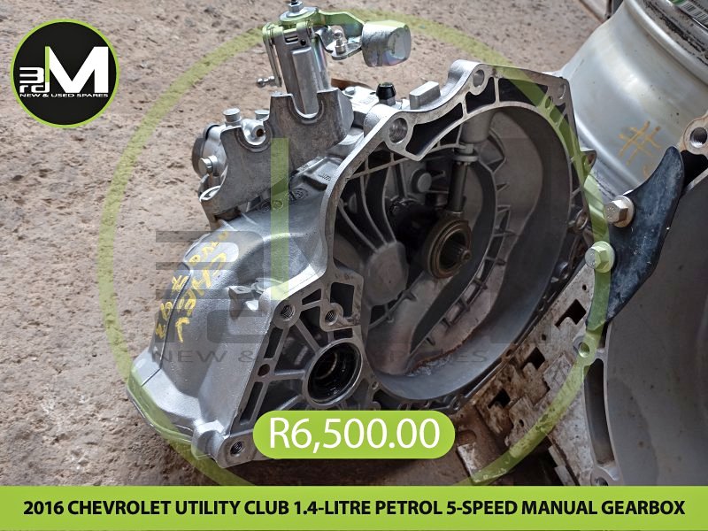 2016 CHEVROLET UTILITY CLUB 1.4 LITRE PETROL 5 SPEED MANUAL GEARBOX MV0793 - Private Seller