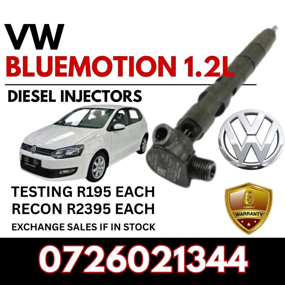 VW Bluemotion 1.2L diesel injectors for sale