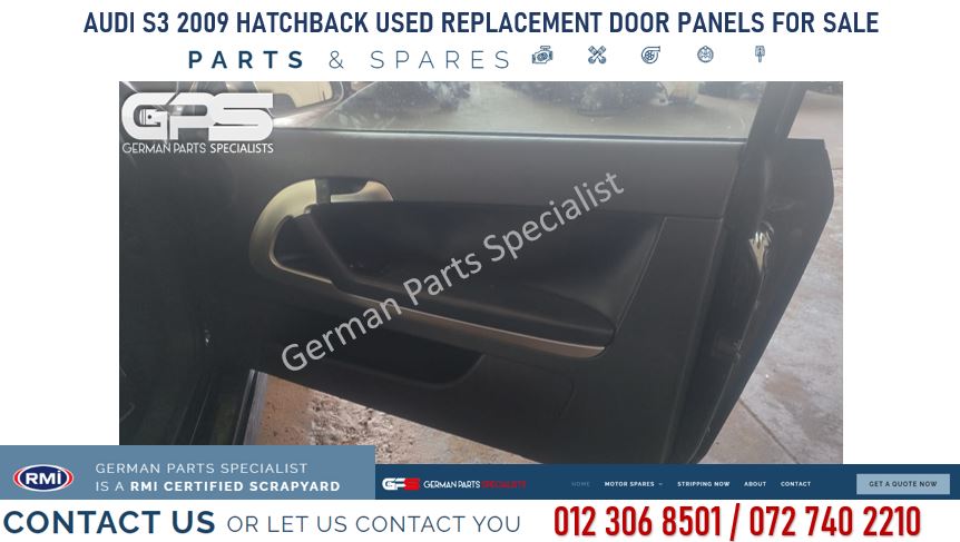 Audi S3 2009 Hatchback Used Replacement Door Panels for sale - Private Seller Audi S3 2009 Hatchback Used Replacement Door Panels for sale - Private Seller