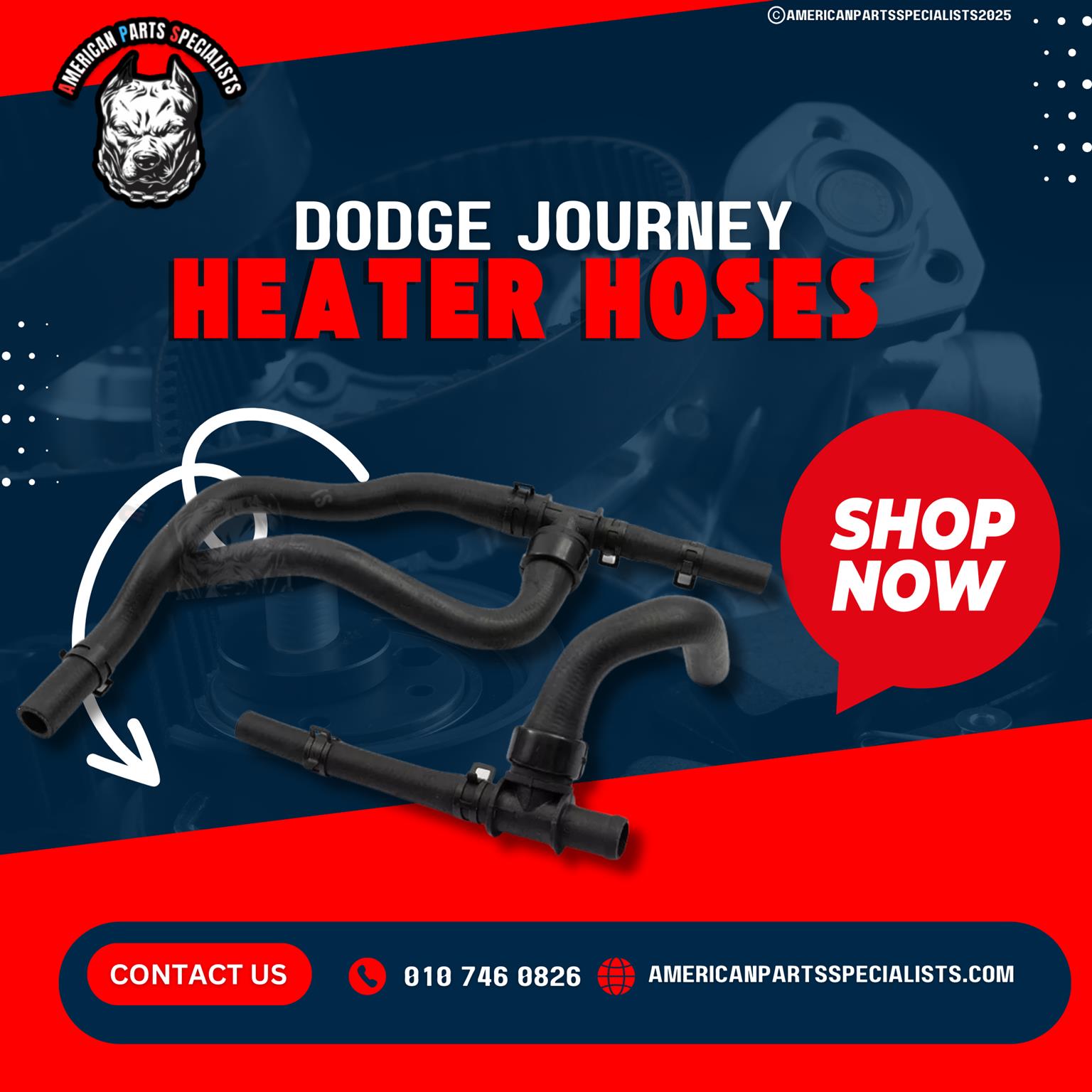 Dodge Heater Hoses For Sale In Benoni - Private Seller Dodge Heater Hoses For Sale In Benoni - Private Seller