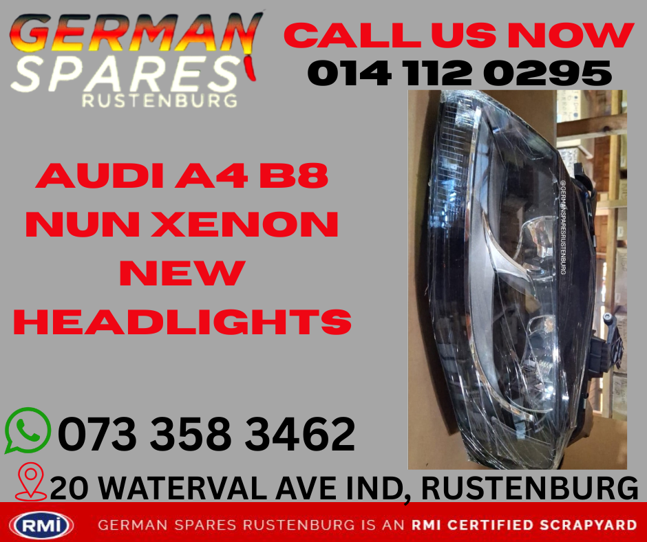 AUDI A4 B8 NUN XENON NEW HEADLIGHTS - Private Seller AUDI A4 B8 NUN XENON NEW HEADLIGHTS - Private Seller