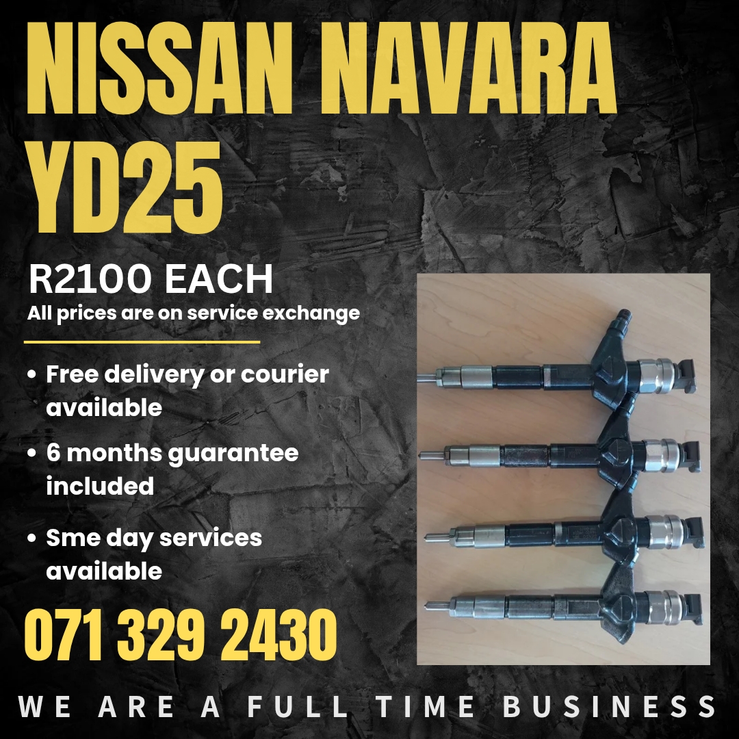 NISSAN NAVARA YD25 INJECTORS FOR SALE WITH WARRANTY - Private Seller NISSAN NAVARA YD25 INJECTORS FOR SALE WITH WARRANTY - Private Seller