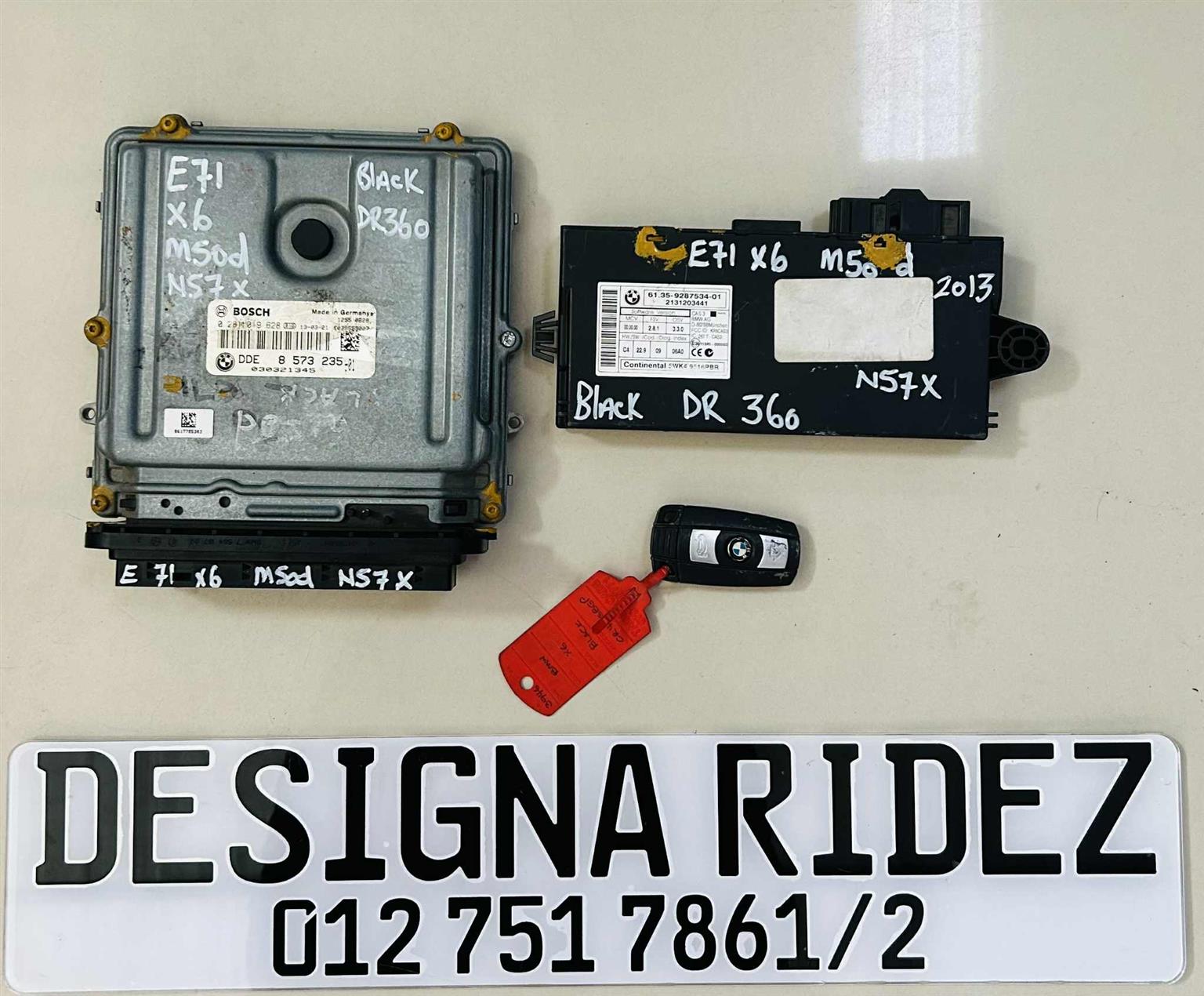 BMW E71 X6 M50D N57X 2013 MODEL LOCK-SET COMPLETE FOR SALE - Private Seller