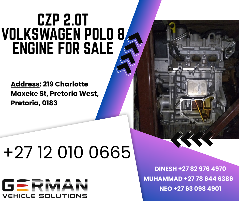 czp 2.0t volkswagen polo 8 engine for sale - Private Seller czp 2.0t volkswagen polo 8 engine for sale - Private Seller