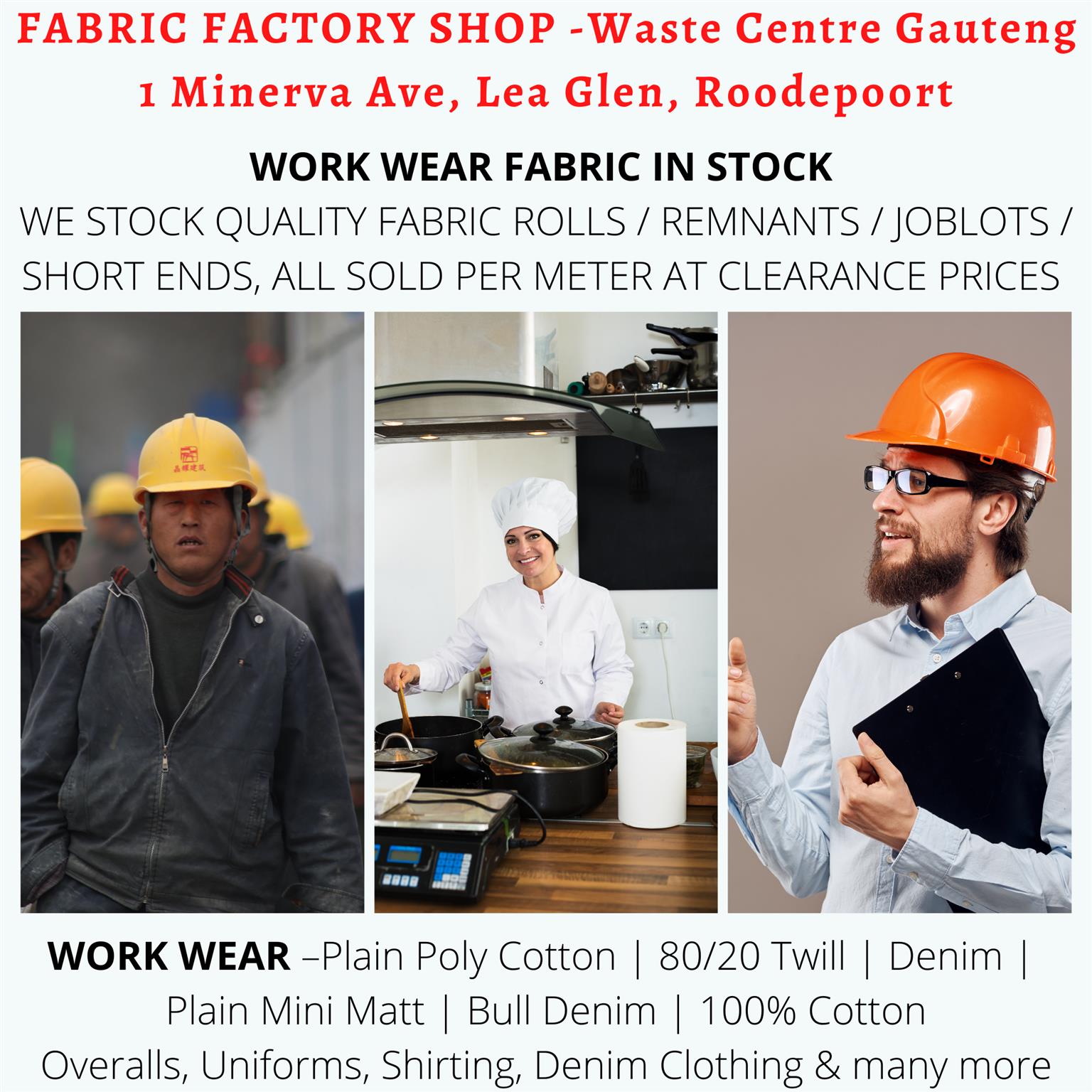 UPHOLSTERY  & CURTAIN FABRIC FACTORY SHOP - NOW OPEN 