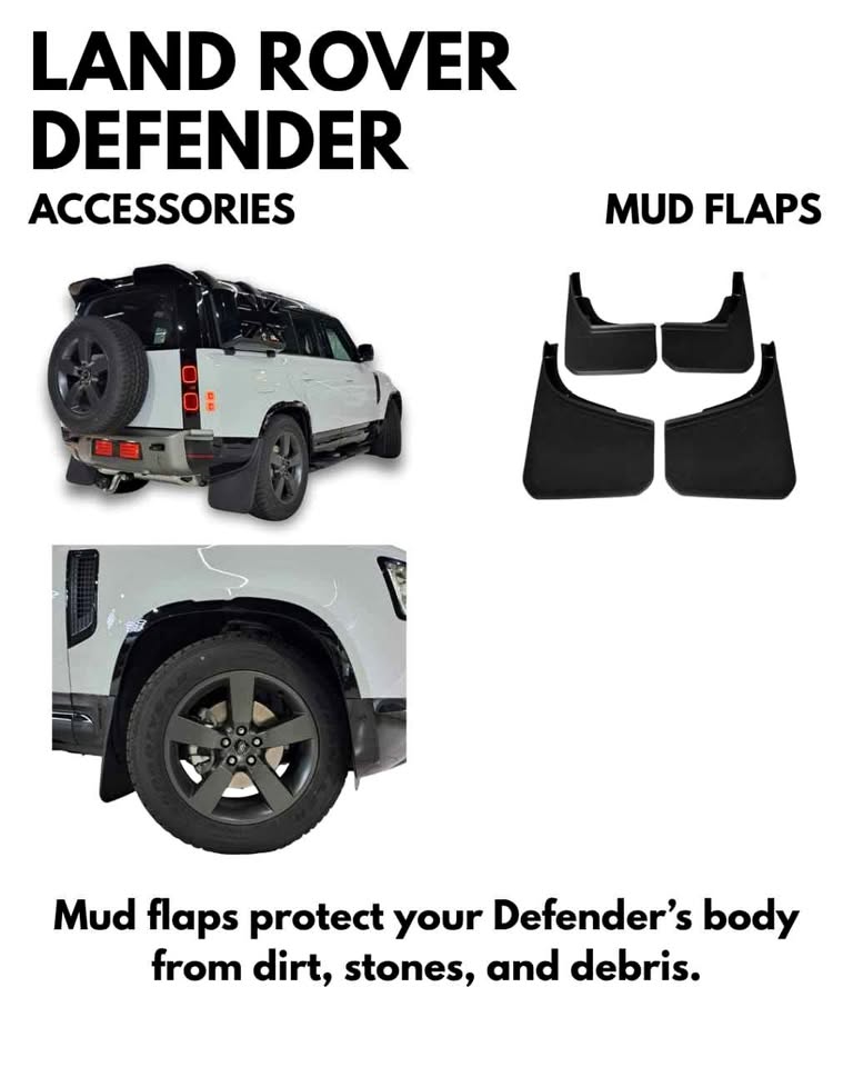Land Rover Defender Mud Flaps - Private Seller Land Rover Defender Mud Flaps - Private Seller