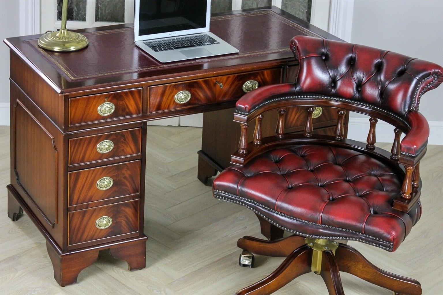 antique style desk chair