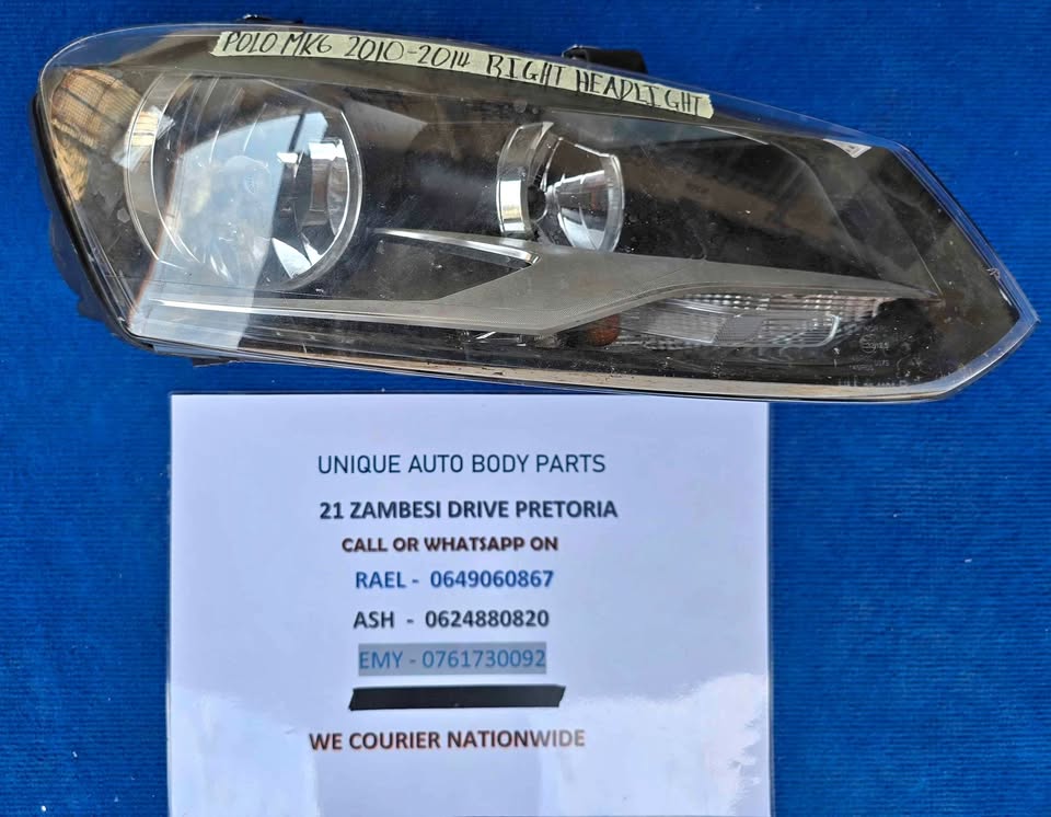 VW Polo 6 Headlight Right VW Polo 6 Headlight Right