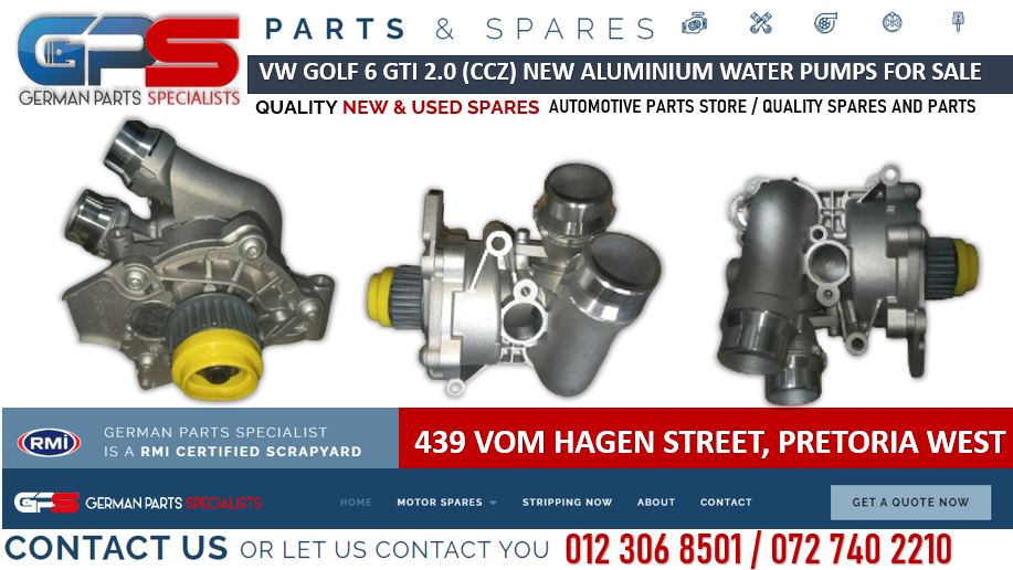 VW Golf 6 GTI 2.0 (CCZ) NEW aluminum water pumps for sale - Private Seller VW Golf 6 GTI 2.0 (CCZ) NEW aluminum water pumps for sale - Private Seller