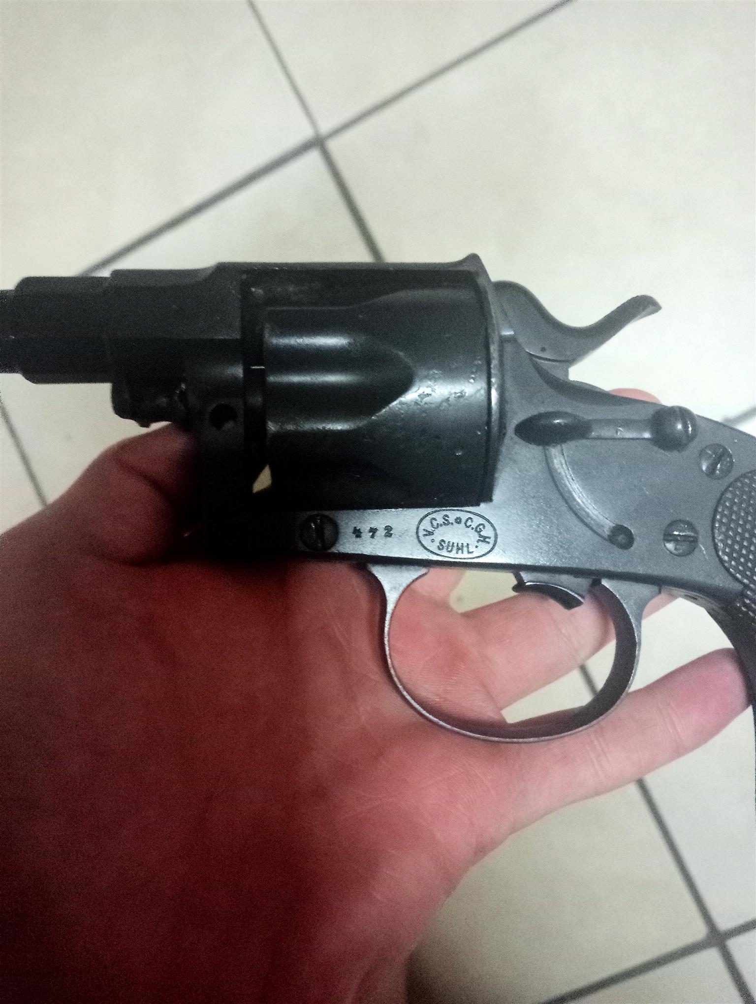 Deactivated Antique Reichsrevolver