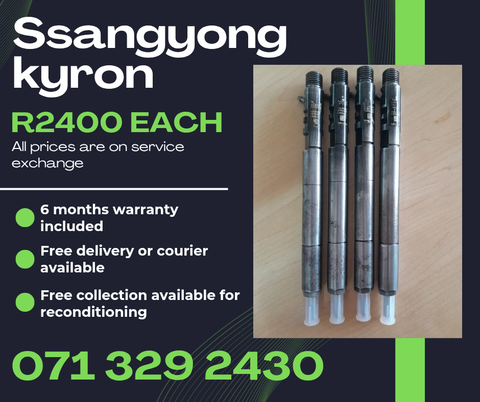 SSANGYONG KYRON DIESEL INJECTORS FOR SALE WITH WARRANTY - Private Seller SSANGYONG KYRON DIESEL INJECTORS FOR SALE WITH WARRANTY - Private Seller