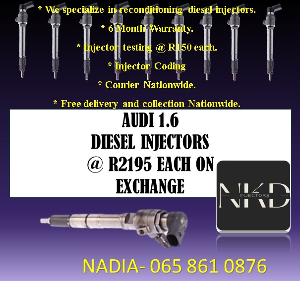 Audi 1.6 diesel injectors for sale - Private Seller Audi 1.6 diesel injectors for sale - Private Seller