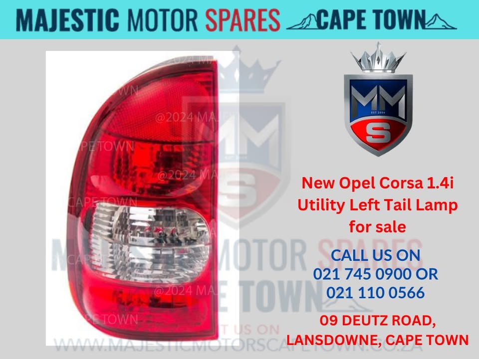 Opel Corsa 1.4i Utility Left Tail Lamp for sale - Private Seller Opel Corsa 1.4i Utility Left Tail Lamp for sale - Private Seller