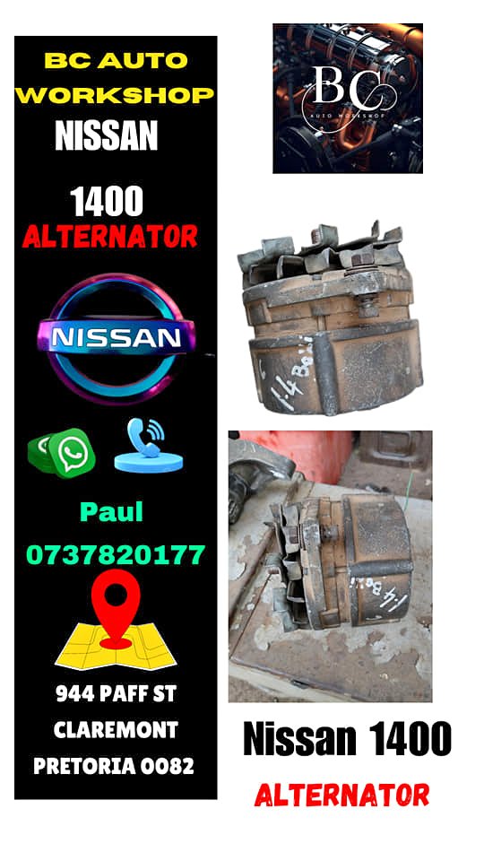 Nissan 1400 alternator Call or WhatsApp me - Private Seller Nissan 1400 alternator Call or WhatsApp me - Private Seller