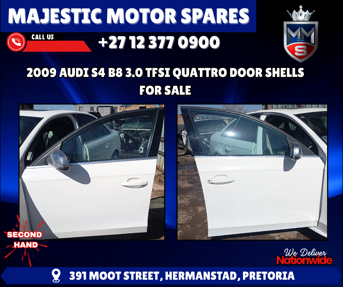 Door Shells For 2009 Audi S4 B8 3.0 TFSI Quattro – For Sale - Private Seller