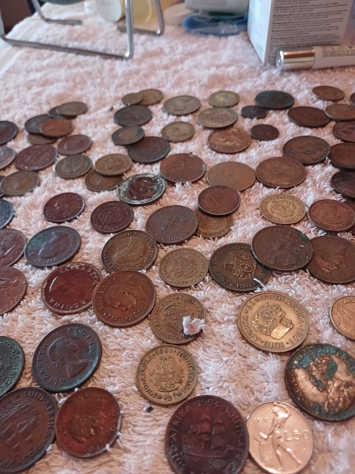 Old. Coins. Notes