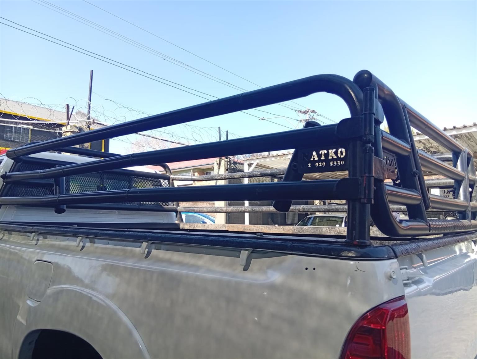 2011 Toyota Hilux 3.0 D4D High Raider SingleCab BOOT RAILINGSManual F