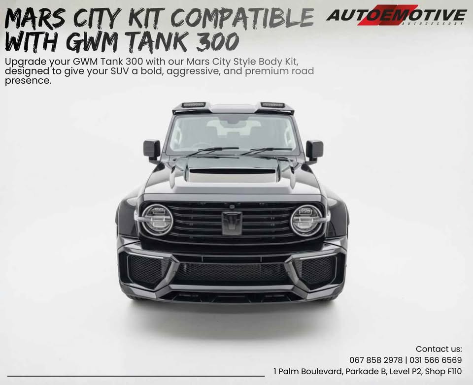 Mars City Style Body Kit compatible with GWM Tank 300 - fitted - Private Seller Mars City Style Body Kit compatible with GWM Tank 300 - fitted - Private Seller