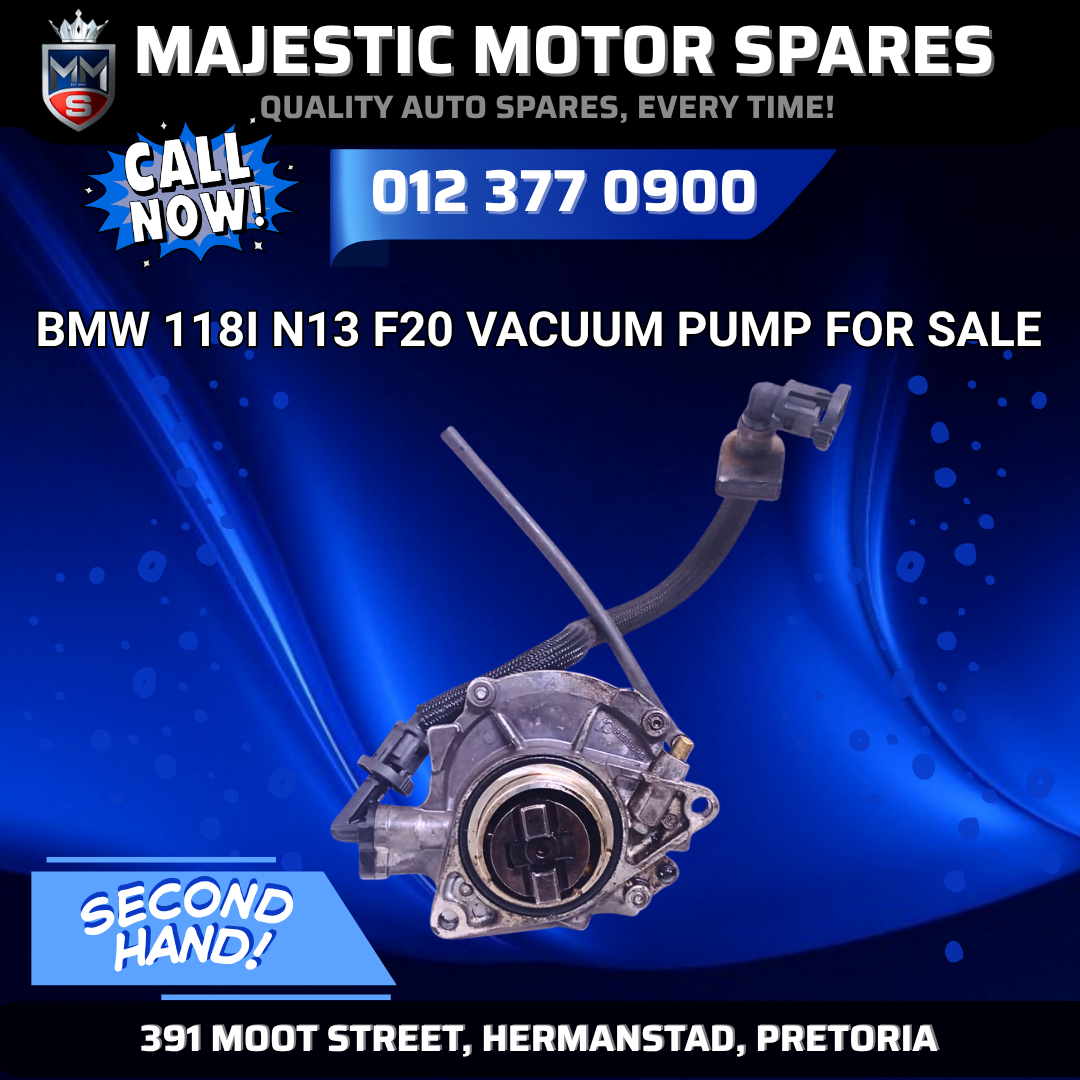 BMW 118i N13 F20 Vacuum Pump For Sale – Used - Private Seller BMW 118i N13 F20 Vacuum Pump For Sale – Used - Private Seller