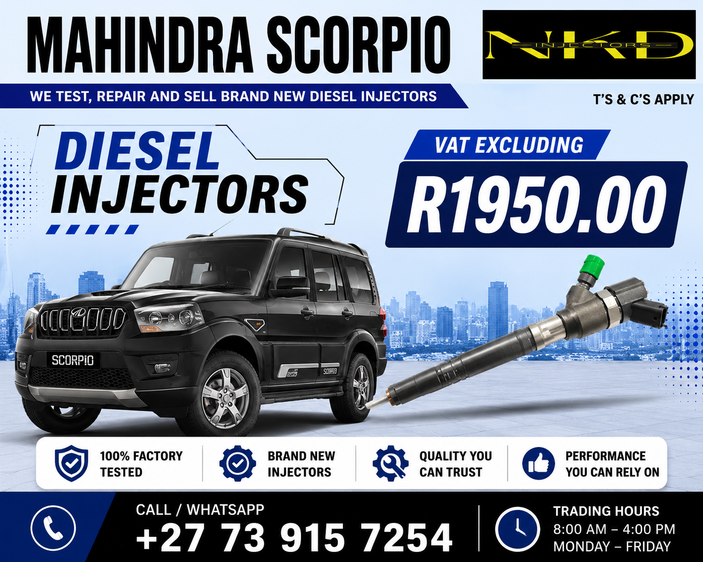 Mahindra_Scorpio_Injectors - Private Seller Mahindra_Scorpio_Injectors - Private Seller