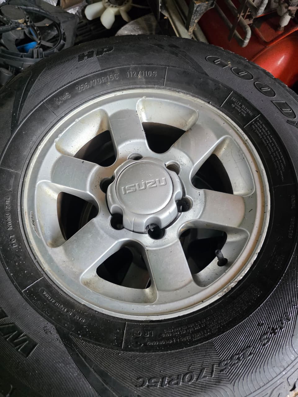 Isuzu Mags/Rim's and centre caps - Private Seller