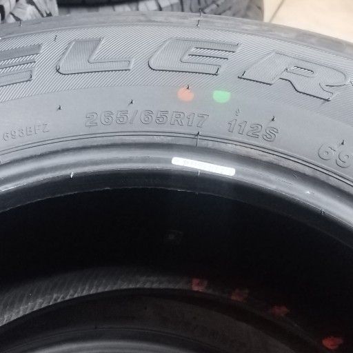 Fairly used tyre