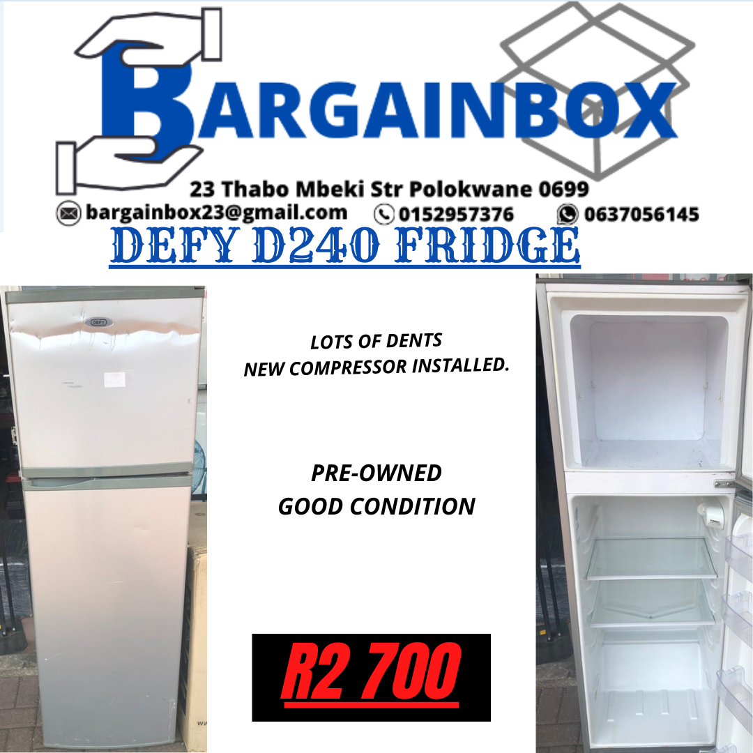 defy d240 fridge