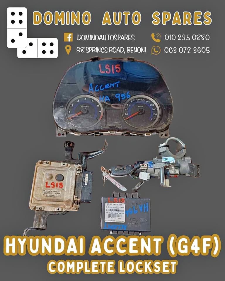Hyundai Accent LOCKSET (ECU , KEY, CLUSTER )For Sale.