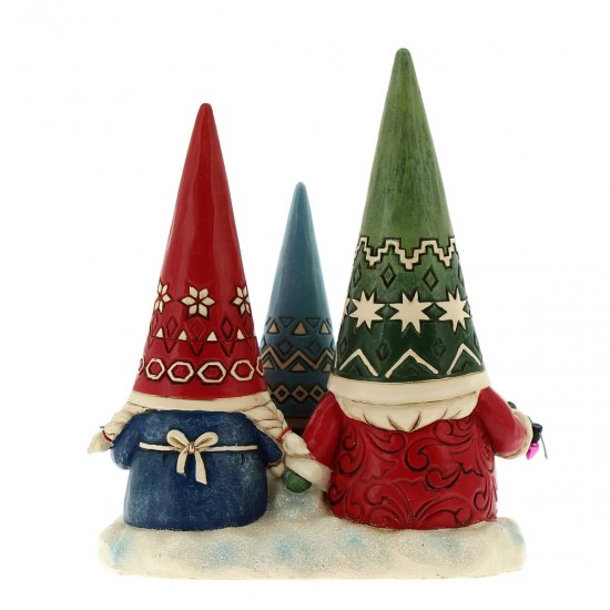 Family of Gnomes by Jim Shore, British Telephone Booth
