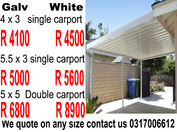 Carports Durban Kzn Materials Sold Direct To The Public