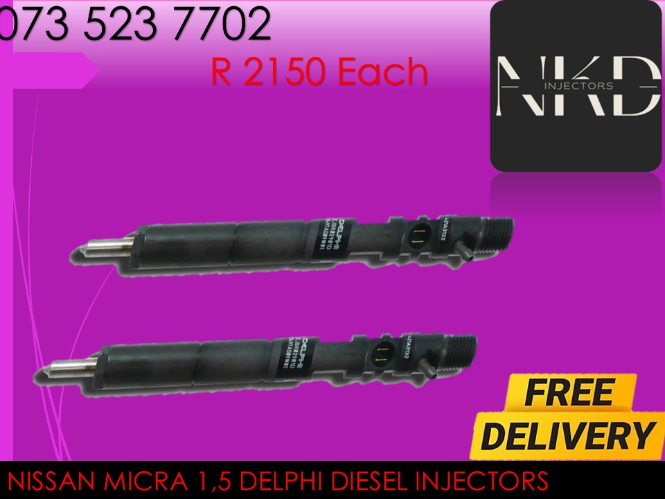 Nissan Micra 1.5L Delphi Diesel injectors - Private Seller Nissan Micra 1.5L Delphi Diesel injectors - Private Seller
