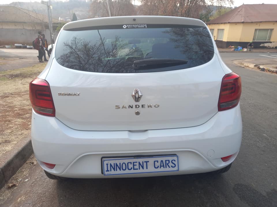 2020 RENAULT SANDERO 900T ENGINE PETROL, MANUAL, WHITE COLOR, MILEAGE