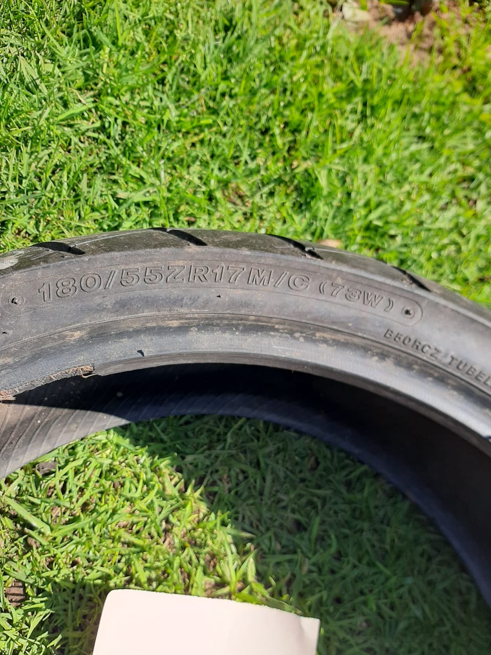2nd Hand Rear - Bridgestone Battlax 17Inch Bike Tyre