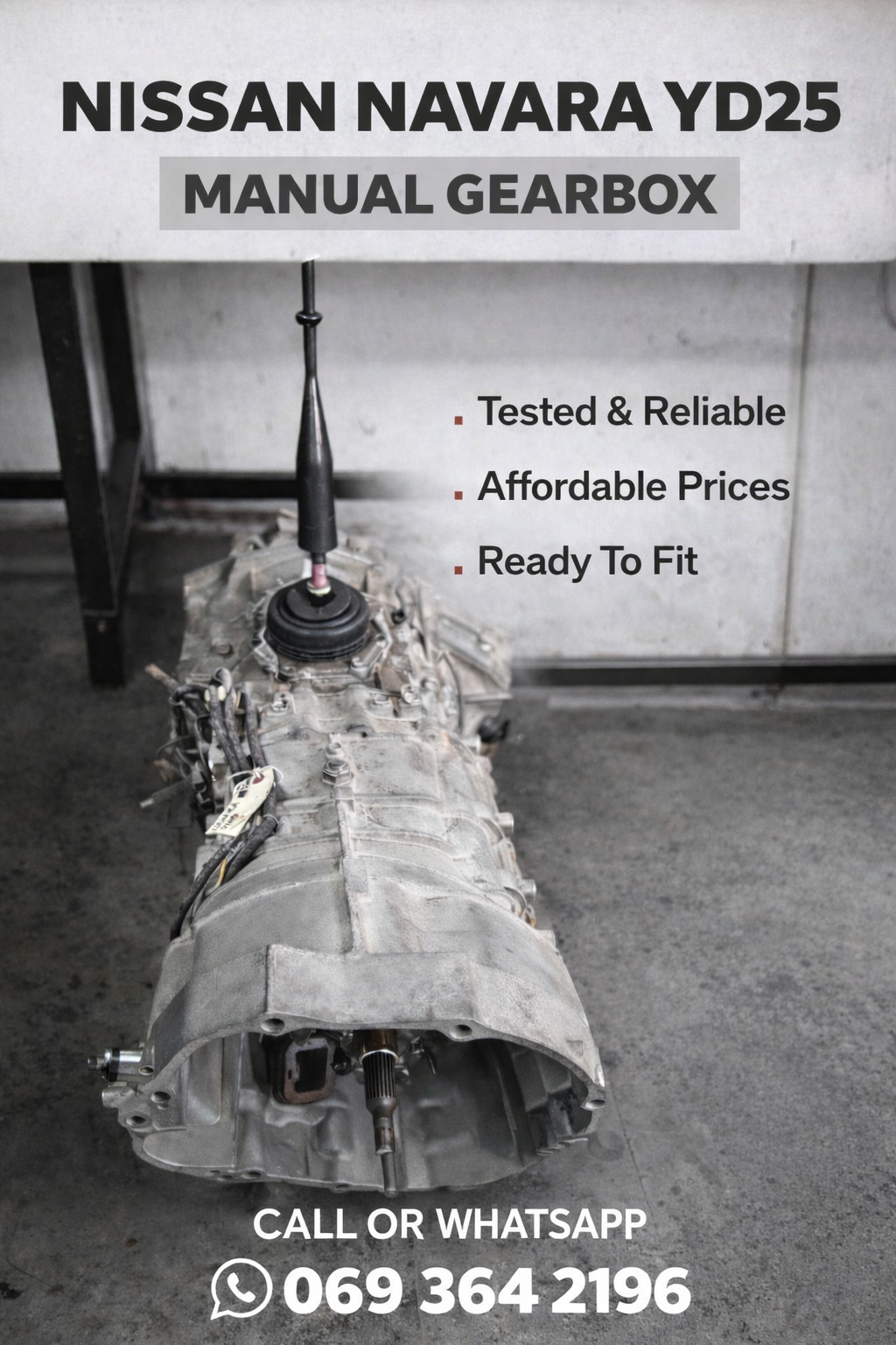NISSAN NAVARA YD25 MANUAL GEARBOX - Private Seller NISSAN NAVARA YD25 MANUAL GEARBOX - Private Seller